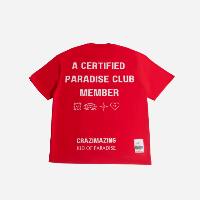 PARADISE CLUB TEE | RED