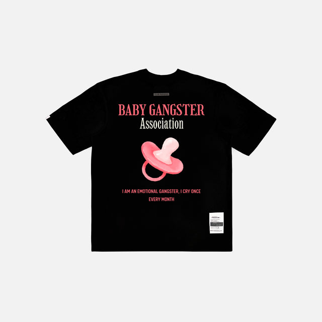 BABY GANGSTER TEE | BLACK