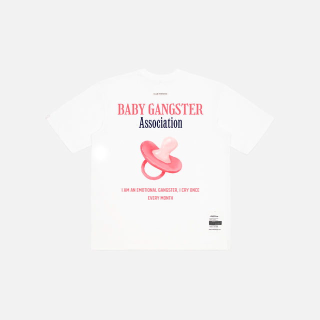 BABY GANGSTER TEE | WHITE