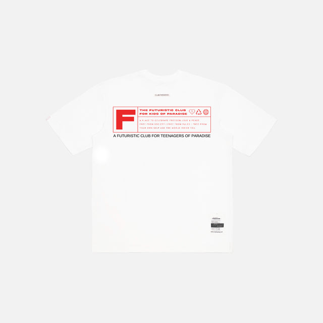 THE FUTURISTIC CLUB TEE | WHITE