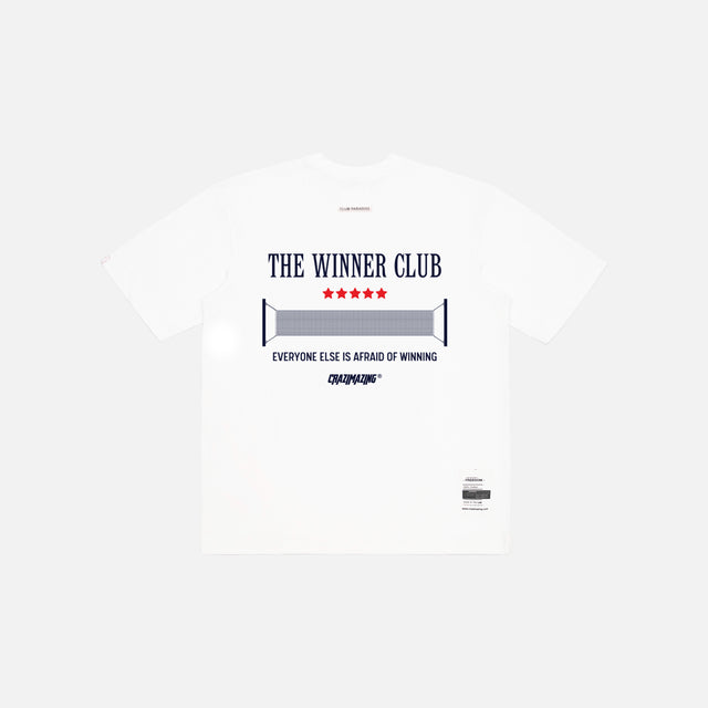 THE WINNER CLUB TENNIS TEE | WHITE