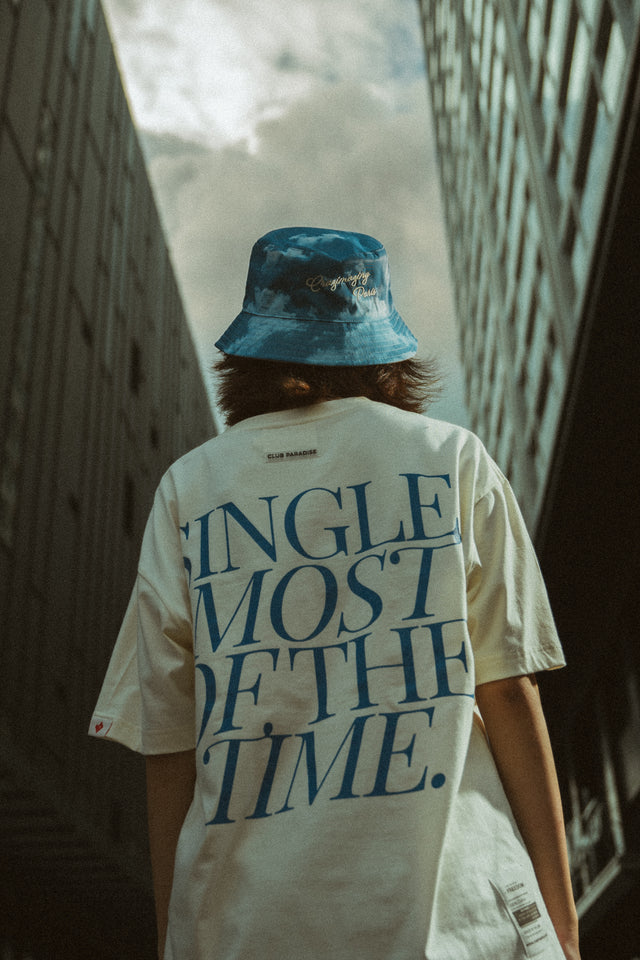 SINGLE MOST OF THE TIME TEE V.3 | WHITE