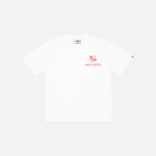 BABY GANGSTER TEE | WHITE