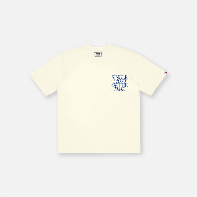 SINGLE MOST OF THE TIME TEE V.3 | CREAM