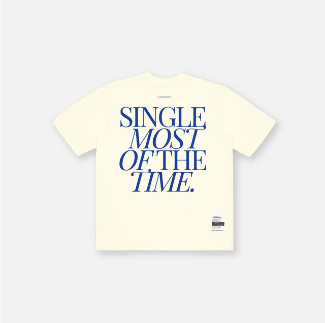 SINGLE MOST OF THE TIME TEE V.3 | CREAM