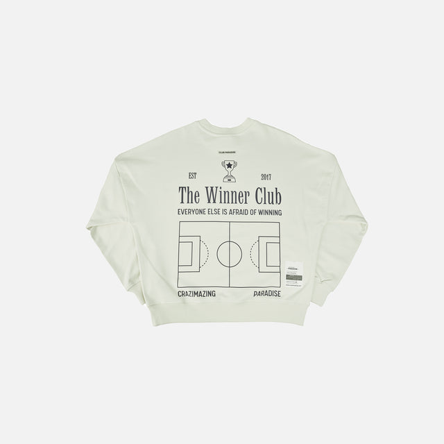 THE WINNER CLUB FOOTBALL SWEATER | CREAM