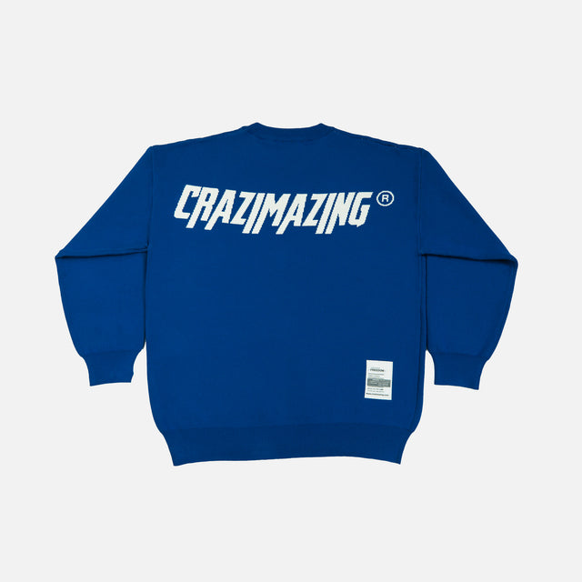 Crazimazing Knit Sweater | Blue