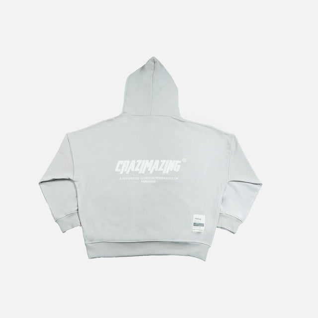 CLASSIC CRAZIMAZING PUFF HOODIE | GRAY