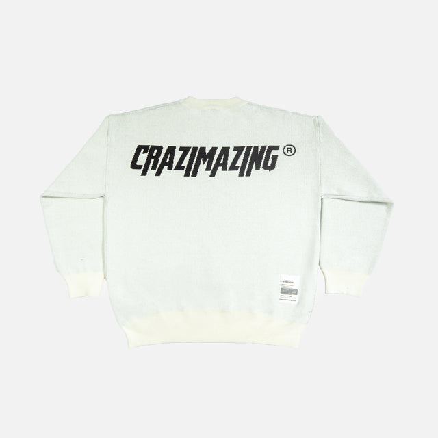 CRAZIMAZING KNIT SWEATERS | CREAM